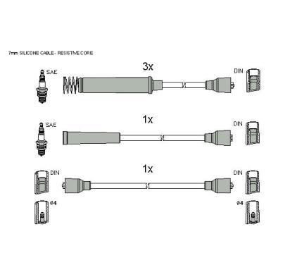 ZK 1702
STARLINE
Zestaw przewodów zapłonowych
