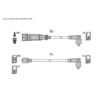 ZK 0782
STARLINE
Zestaw przewodów zapłonowych
