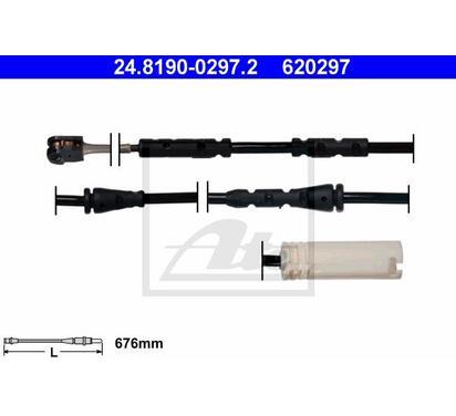 24.8190-0297.2
ATE
Styk ostrzegawczy, zużycie okładzin hamulcowych
