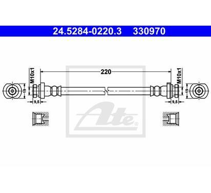 24.5284-0220.3
ATE
Przewód hamulcowy elastyczny
