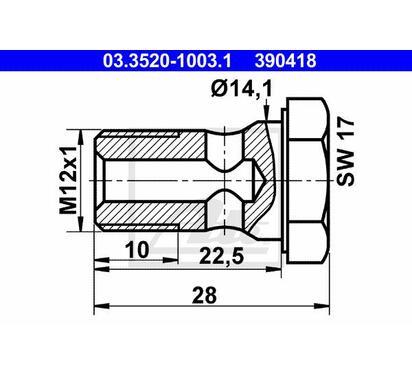 03.3520-1003.1
ATE
Śruba ampułowa
