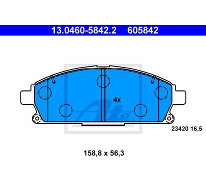 13.0460-5842.2
ATE
Klocki hamulcowe
