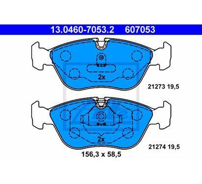 13.0460-7053.2
ATE
Klocki hamulcowe
