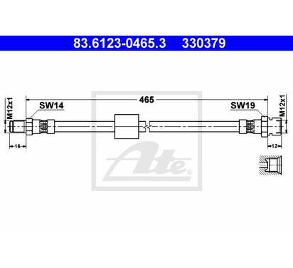 83.6123-0465.3
ATE
Przewód hamulcowy elastyczny
