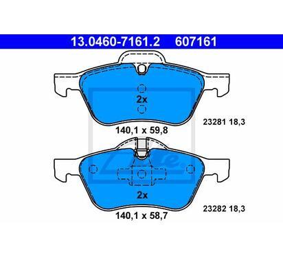 13.0460-7161.2
ATE
Klocki hamulcowe
