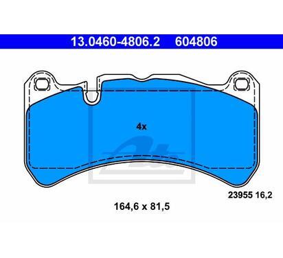 13.0460-4806.2
ATE
Klocki hamulcowe
