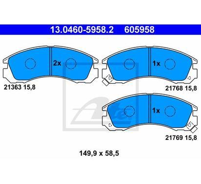 13.0460-5958.2
ATE
Klocki hamulcowe
