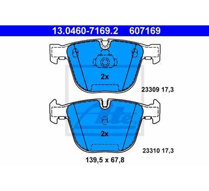 13.0460-7169.2
ATE
Klocki hamulcowe
