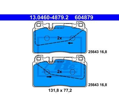 13.0460-4879.2
ATE
Klocki hamulcowe
