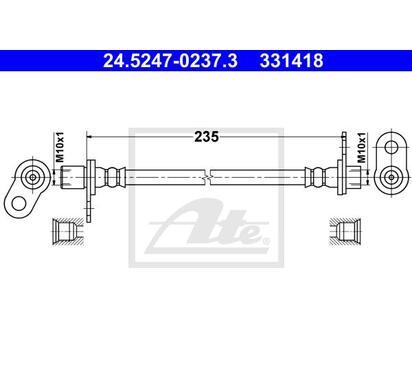 24.5247-0237.3
ATE
Przewód hamulcowy elastyczny
