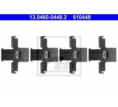 13.0460-0448.2
ATE
Zestaw montażowy klocków hamulcowych
