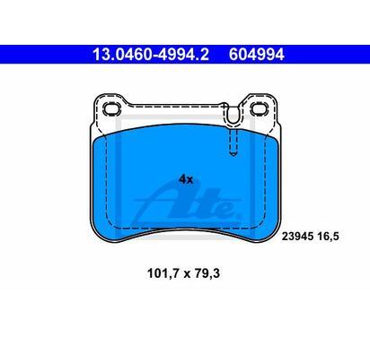 13.0460-4994.2
ATE
Klocki hamulcowe
