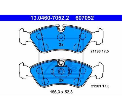 13.0460-7052.2
ATE
Klocki hamulcowe
