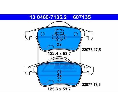 13.0460-7135.2
ATE
Klocki hamulcowe
