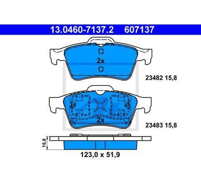 13.0460-7137.2
ATE
Klocki hamulcowe
