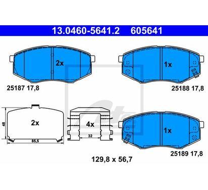 13.0460-5641.2
ATE
Klocki hamulcowe
