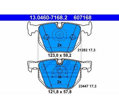 13.0460-7168.2
ATE
Klocki hamulcowe
