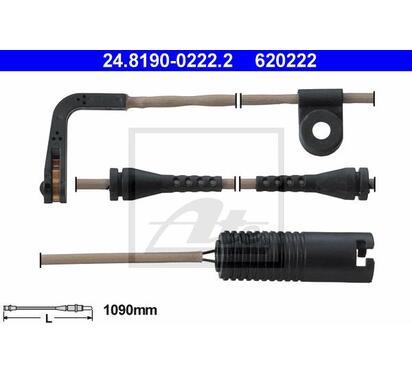 24.8190-0222.2
ATE
Styk ostrzegawczy, zużycie okładzin hamulcowych
