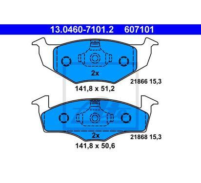 13.0460-7101.2
ATE
Klocki hamulcowe
