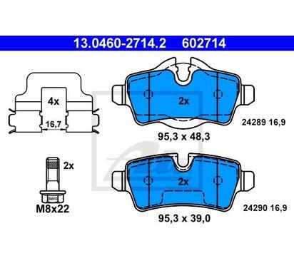 13.0460-2714.2
ATE
Klocki hamulcowe
