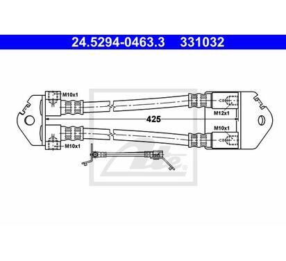 24.5294-0463.3
ATE
Przewód hamulcowy elastyczny
