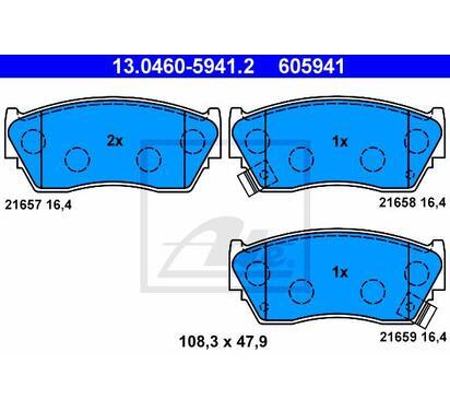 13.0460-5941.2
ATE
Klocki hamulcowe
