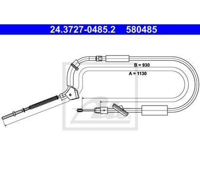 24.3727-0485.2
ATE
Cięgło, hamulec postojowy
