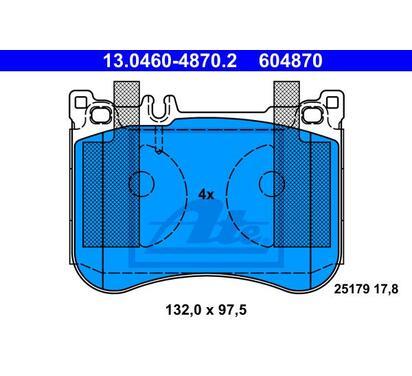 13.0460-4870.2
ATE
Klocki hamulcowe
