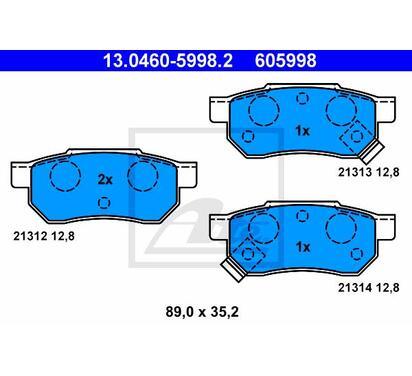 13.0460-5998.2
ATE
Klocki hamulcowe
