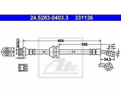 24.5283-0403.3
ATE
Przewód hamulcowy elastyczny
