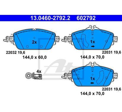 13.0460-2792.2
ATE
Klocki hamulcowe
