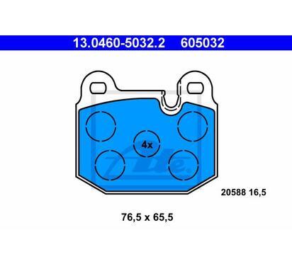 13.0460-5032.2
ATE
Klocki hamulcowe
