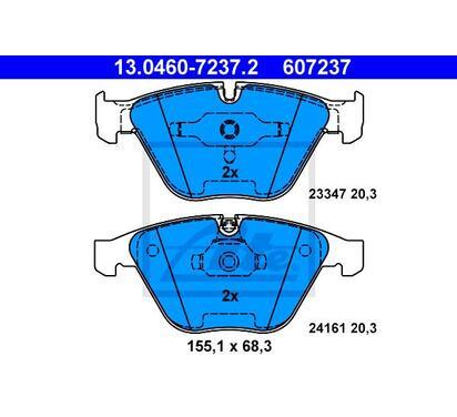 13.0460-7237.2
ATE
Klocki hamulcowe
