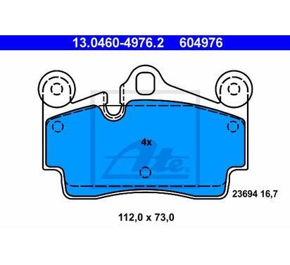 13.0460-4976.2
ATE
Klocki hamulcowe
