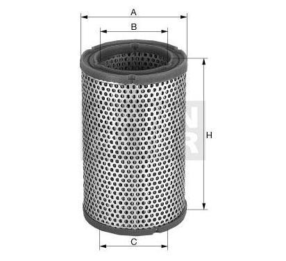 C 1450
MANN-FILTER LKW
Filtr, odpowietrzenie komory korbowej, odma
Filtr powietrza
