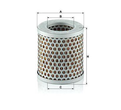 C 75/4
MANN-FILTER LKW
Filtr, odpowietrzenie komory korbowej, odma
Filtr powietrza
