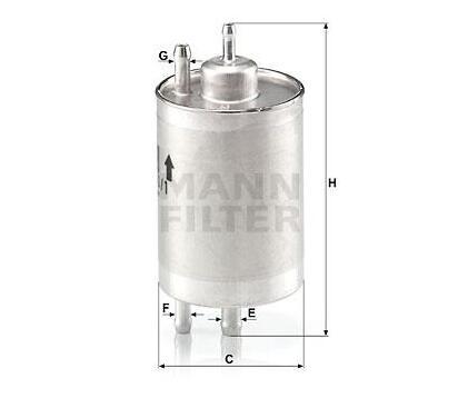 WK 720/1
MANN-FILTER
Filtr paliwa

