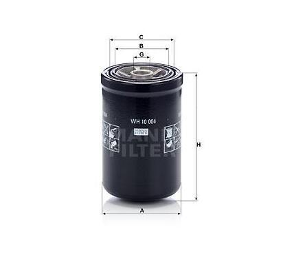 WH 10 004
MANN-FILTER LKW
Filtr oleju
