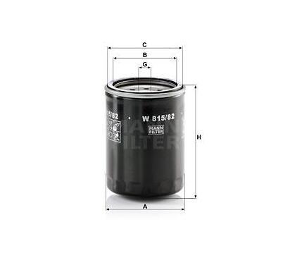 W 815/82
MANN-FILTER
Filtr oleju
