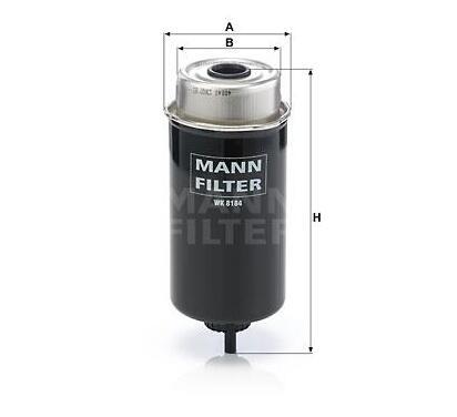 WK 8184
MANN-FILTER LKW
Filtr paliwa
