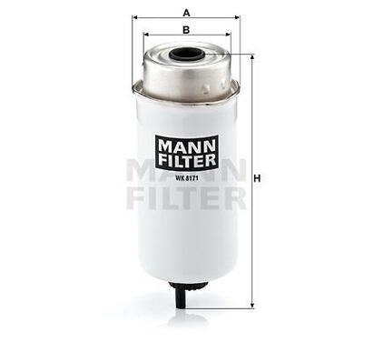 WK 8171
MANN-FILTER LKW
Filtr paliwa
