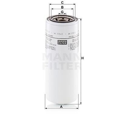 WK 970/2
MANN-FILTER LKW
Filtr paliwa
