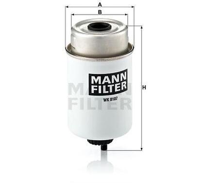 WK 8107
MANN-FILTER LKW
Filtr paliwa
