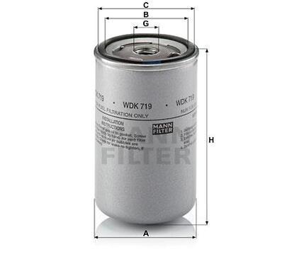 WDK 719
MANN-FILTER LKW
Filtr paliwa
