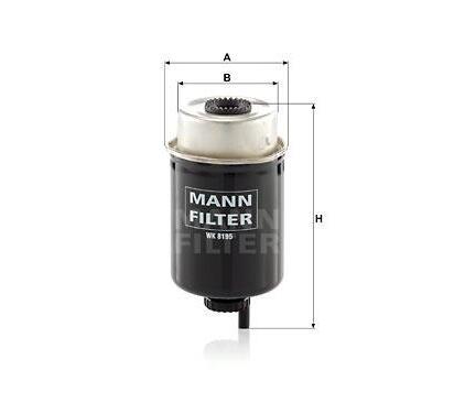 WK 8195
MANN-FILTER LKW
Filtr paliwa
