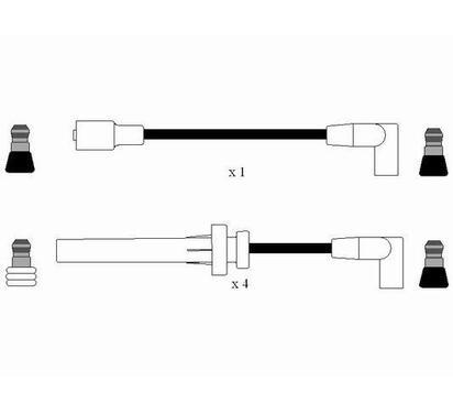 7248
NGK
Zestaw przewodów zapłonowych
