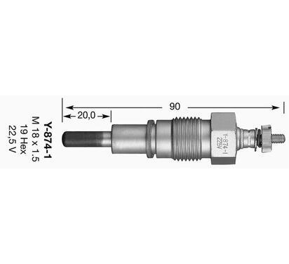 5326
NGK
Świeca żarowa
