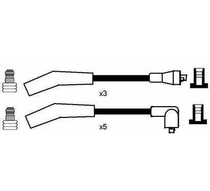 7079
NGK
Zestaw przewodów zapłonowych
