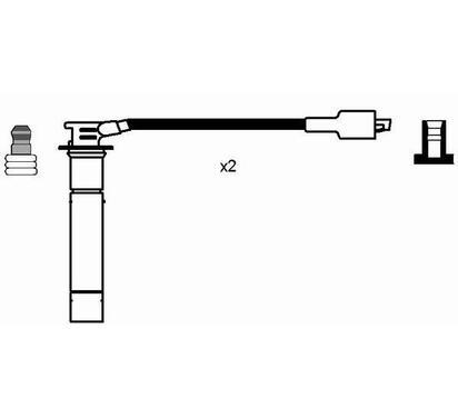 7706
NGK
Zestaw przewodów zapłonowych
