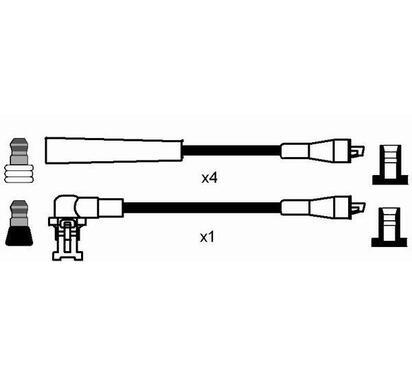 7153
NGK
Zestaw przewodów zapłonowych
